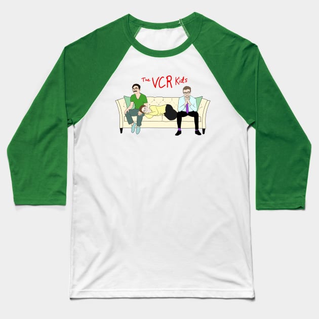 The VCR Kids Baseball T-Shirt by ShoulderCatsRadio